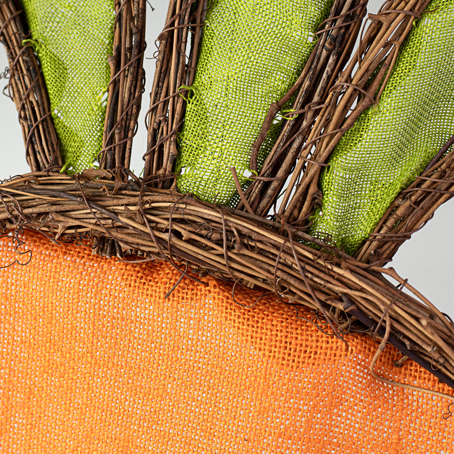 29" Burlap Carrot Twig Form detail photo 3