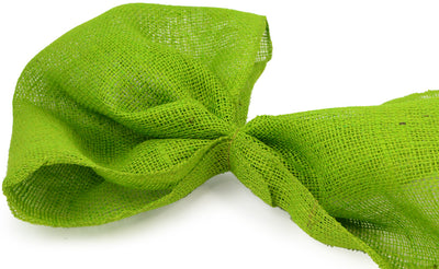 20" Burlap Fabric Roll: Apple Green (10 Yards) Lifestyle Photo