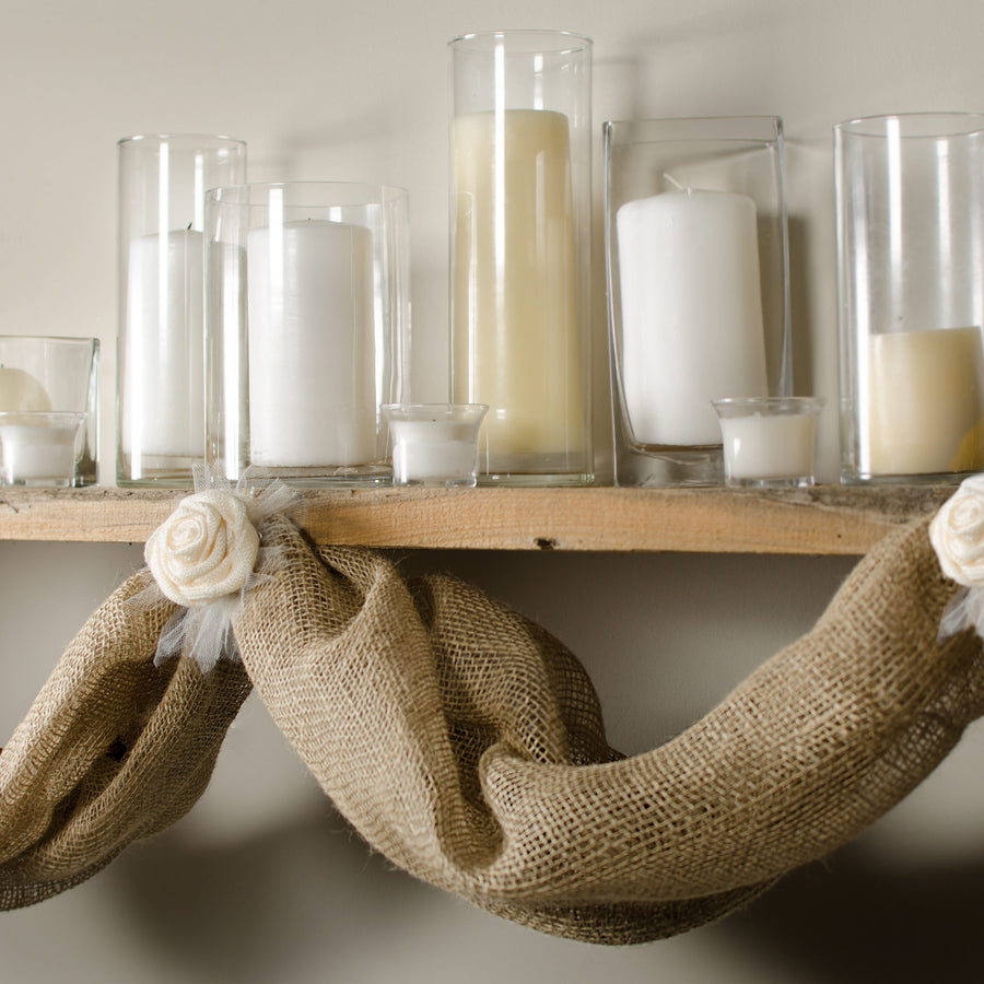 Burlap Fabric Roll: Natural (38" by 3 Yards) Lifestyle Photo