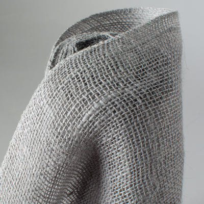 14" Burlap Fabric Roll: Silver (10 Yards) Lifestyle Photo