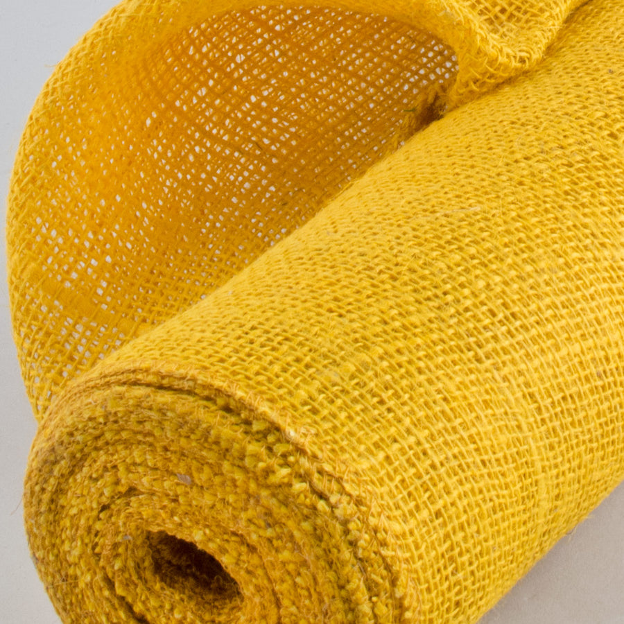 20" Burlap Fabric Roll: Sunflower Yellow (10 Yards) Lifestyle Photo