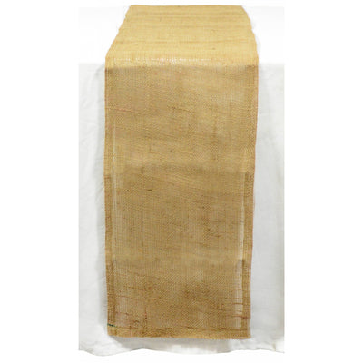 72" Burlap Fabric Table Runner: Natural Item Number: JH-R12