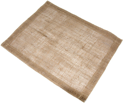 Burlap Placemat With Hemmed Edge (Set of 6) Item Number: JH-P12