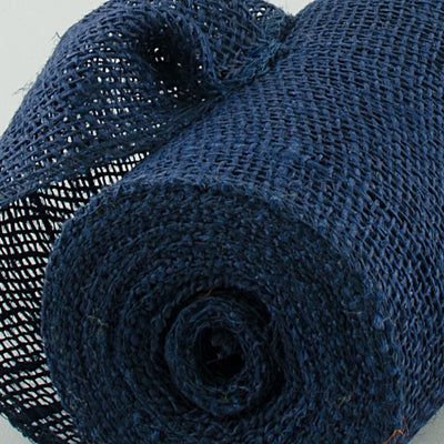 6" Burlap Ribbon: Navy Blue (10 Yards) Lifestyle Photo