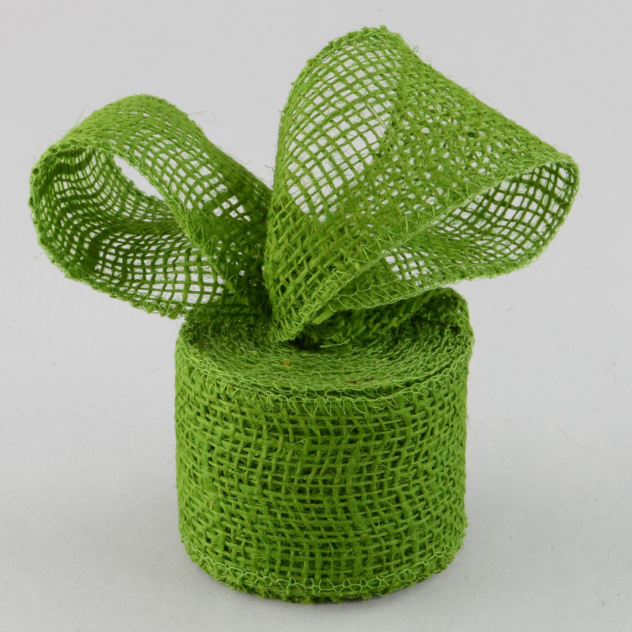 2.5" Burlap Ribbon: Olive Green (10 Yards) Lifestyle Photo