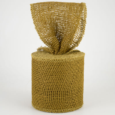 4" Burlap Ribbon: Olive Green (10 Yards) Lifestyle Photo
