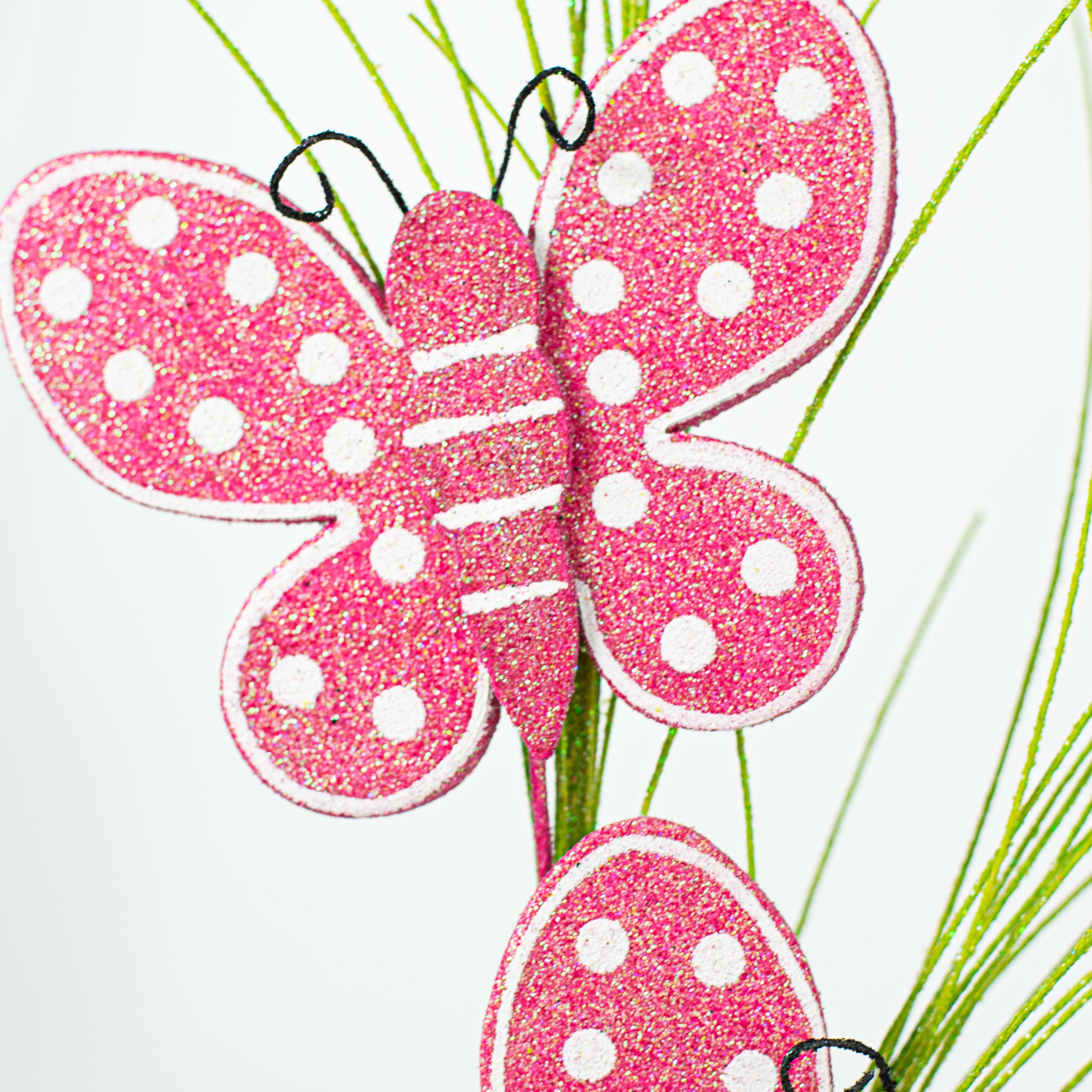 24" Butterflies and Balls Spray: Hot Pink Lifestyle Photo