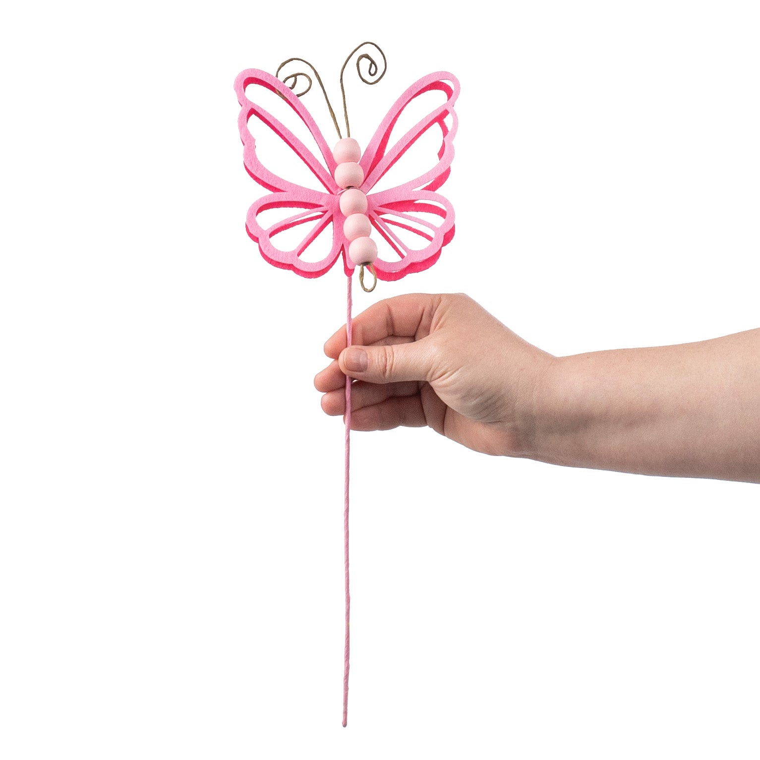 17" Butterfly Pick: Pink detail photo 3