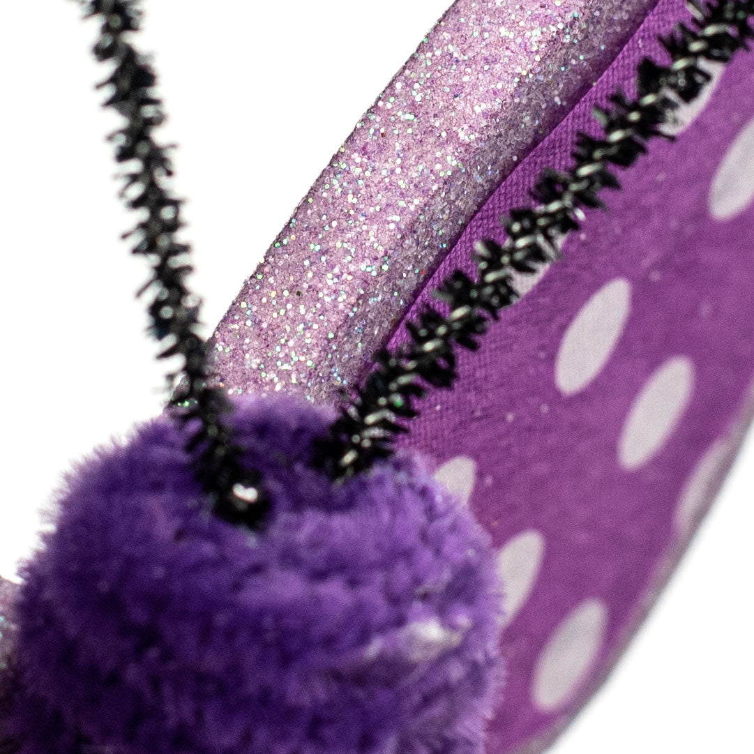 17" Butterfly Polkadot Pick: Purple Lifestyle Photo