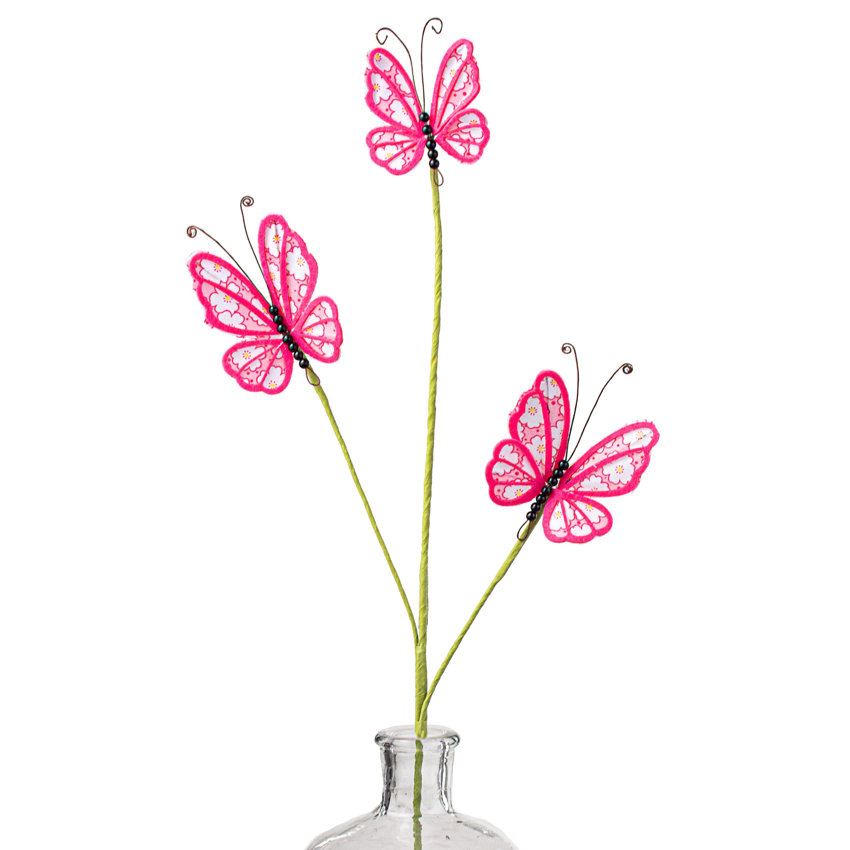 26" Butterfly Spray: Fuchsia Pink Item Number: 63069BT