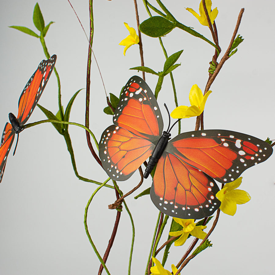 26" Butterfly Twig Spray: Red Lifestyle Photo
