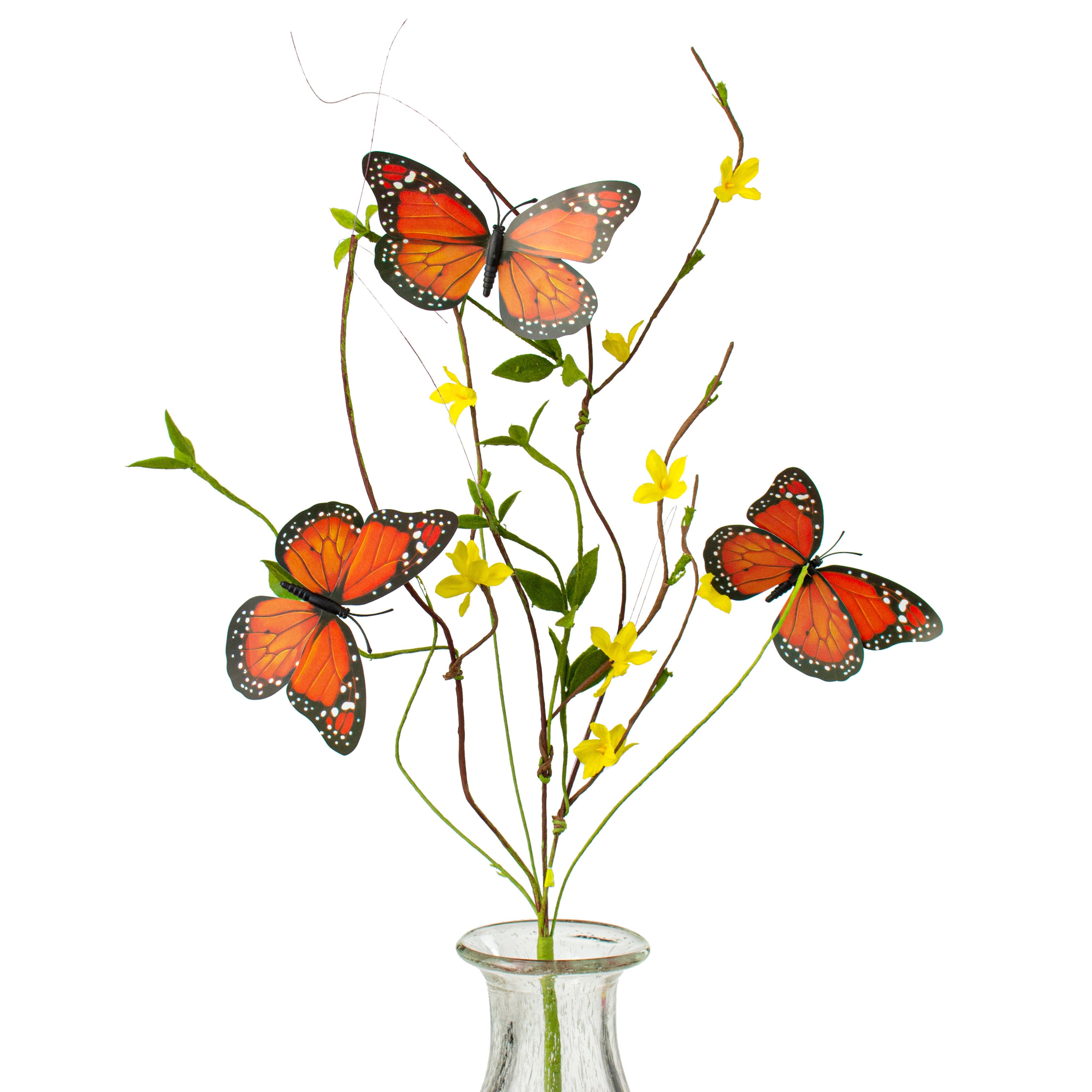 26" Butterfly Twig Spray: Red Item Number: 62474RD