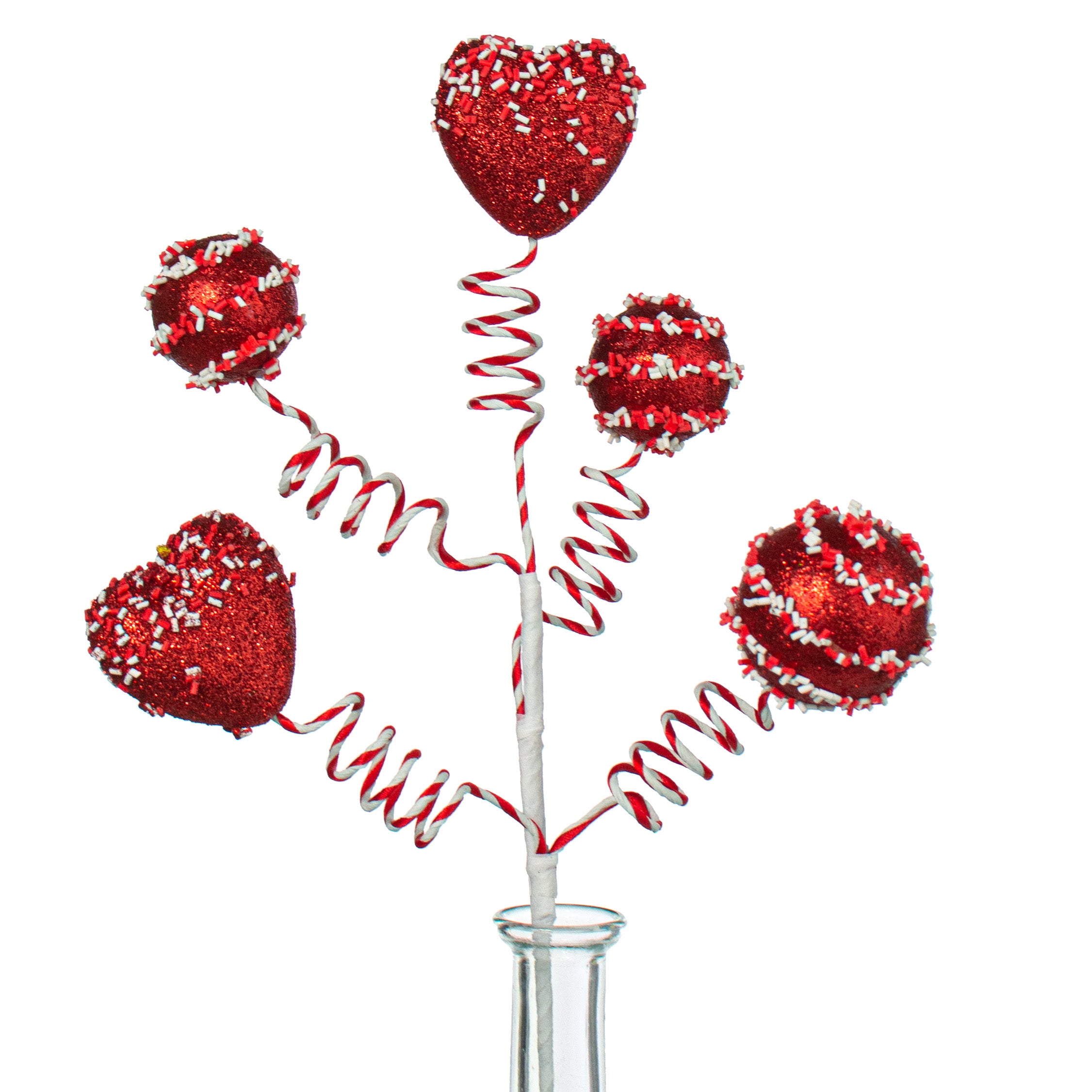 16" Cake Pop Heart Pick: Red Item Number: 63191RD