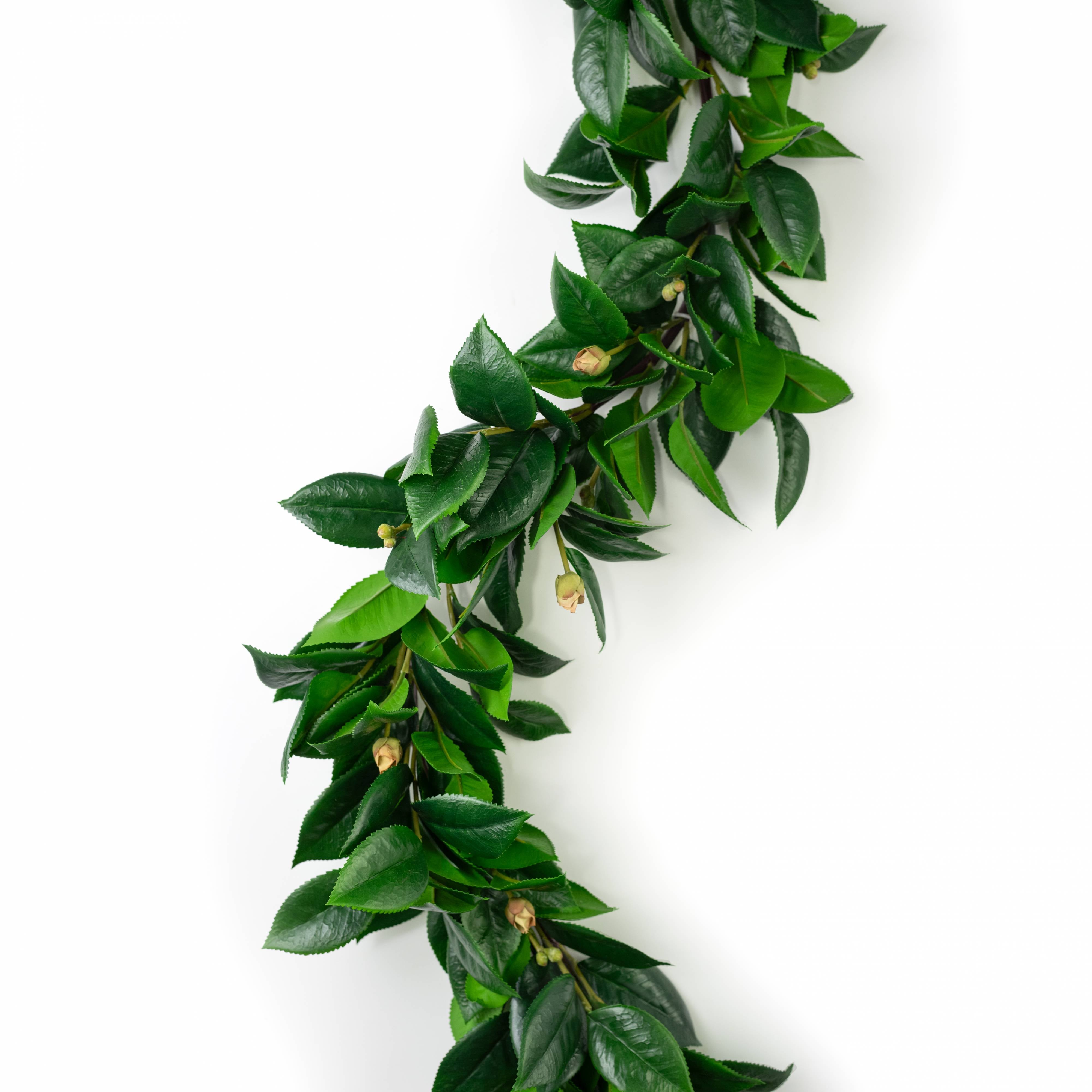 64" Camellia Leaves & Buds Garland Item Number: 2390083GR