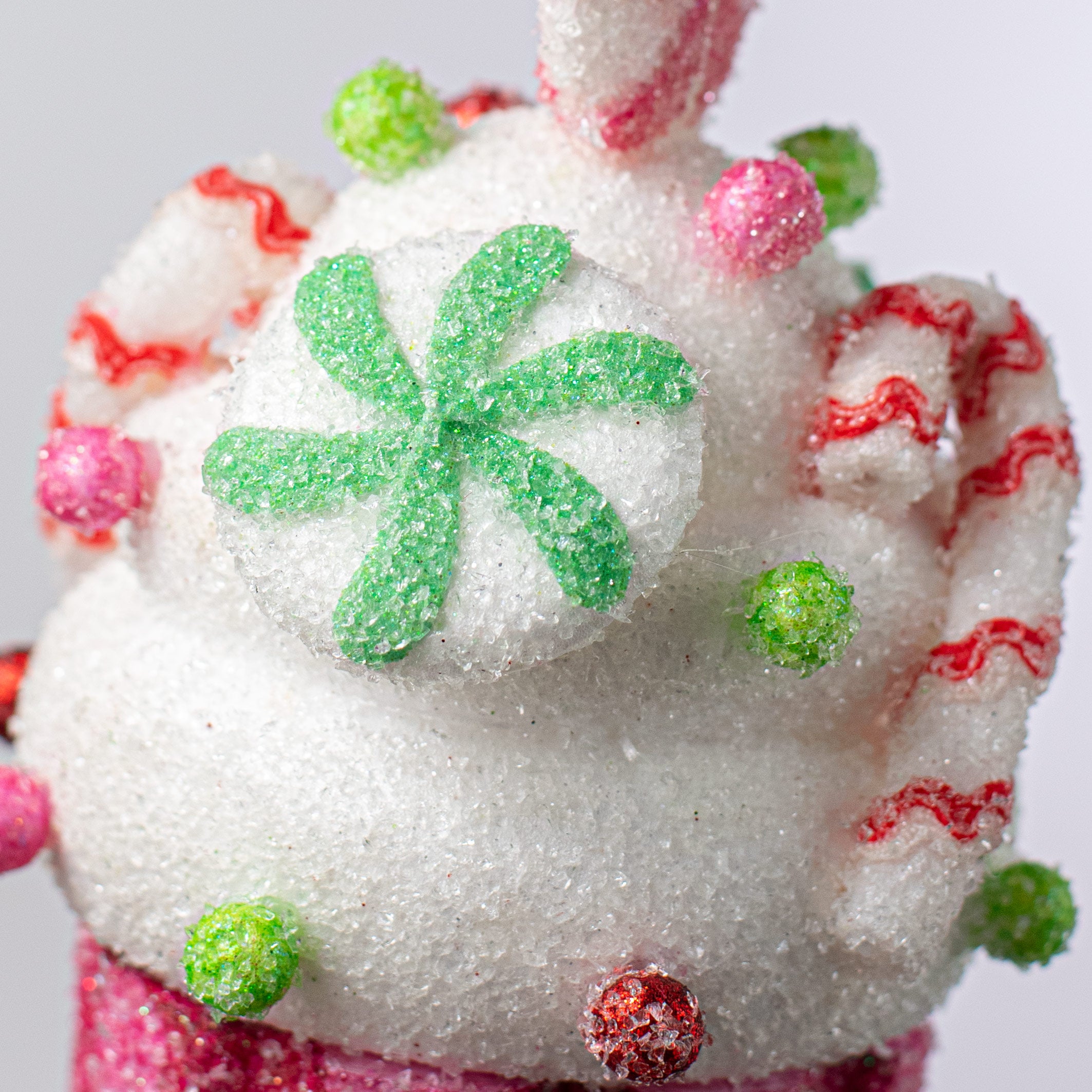 16" Candy Cane Cupcake Pick: Hot Pink Lifestyle Photo