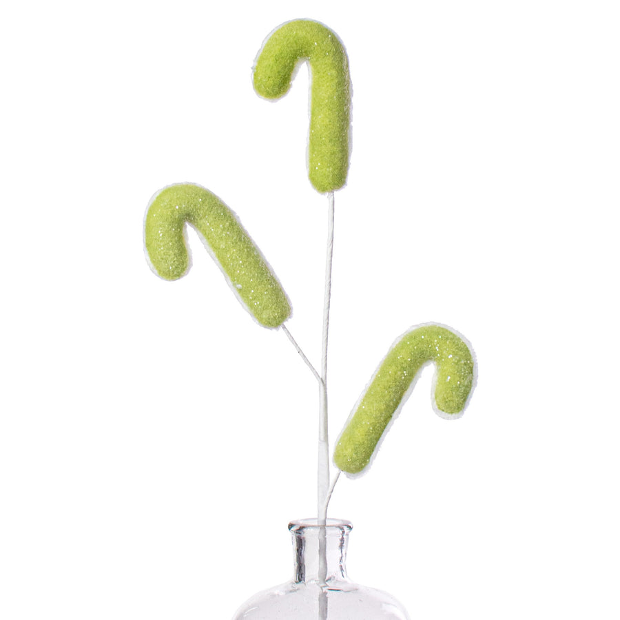 26" Candy Cane Spray: Green Item Number: 201434