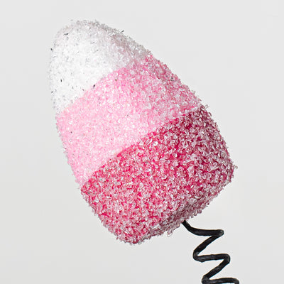 18" Candy Corn Pick: Fuchsia, Pink, White Lifestyle Photo