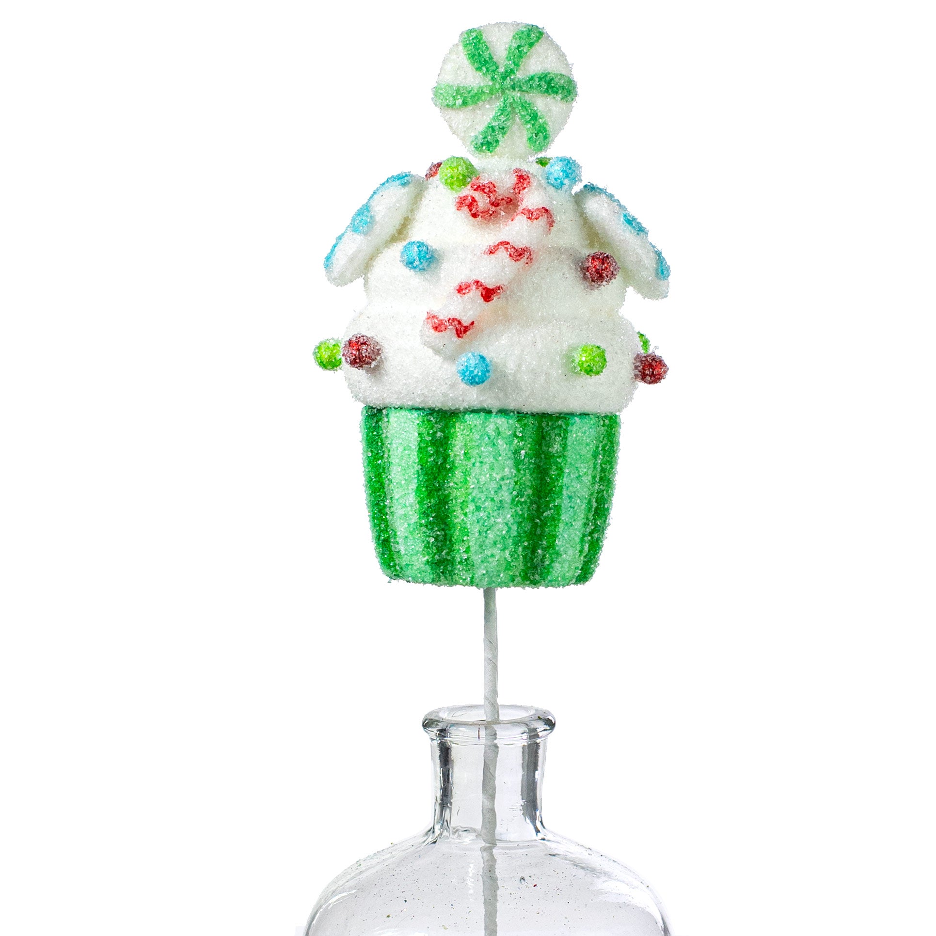16" Candy Cupcake Pick: Green Item Number: 85801GN