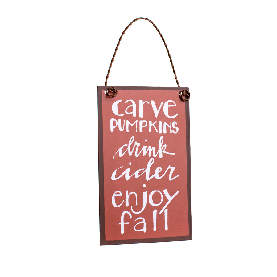 4" Carve Pumpkins Fall Ornament Item Number: 27603