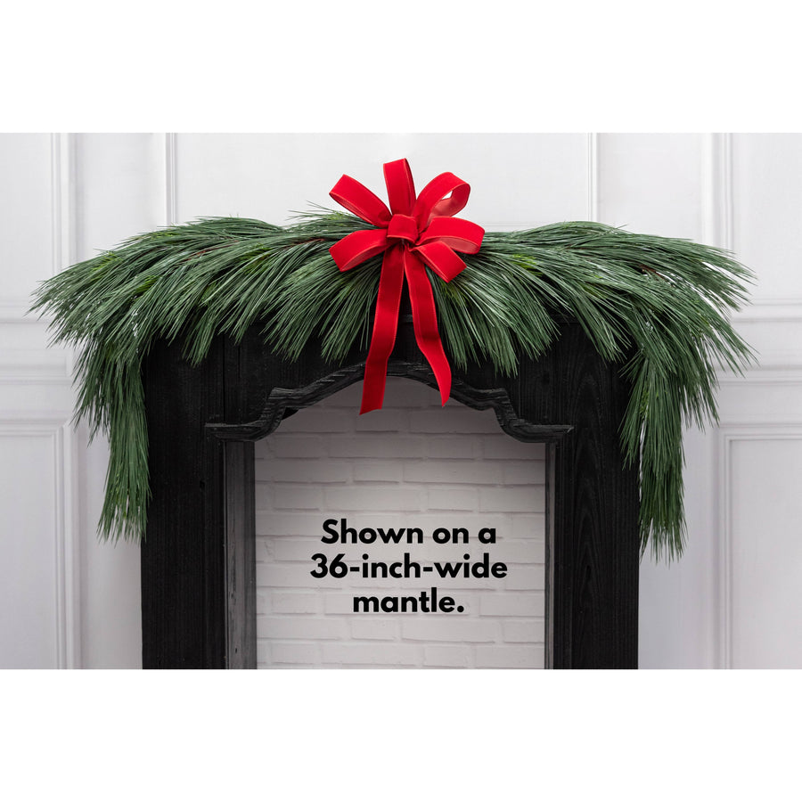 6' Long Needle Pine Mantel Swag Garland
