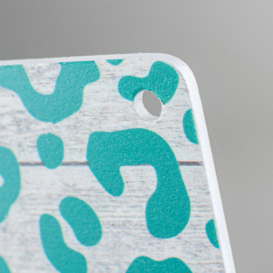 12" Waterproof Sign: Hello Pumpkin Leopard
