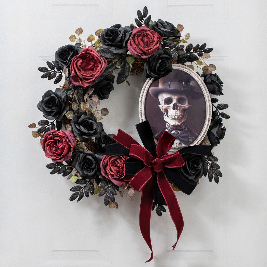 11" Waterproof Accent: Fright Frame Dapper Skeleton
