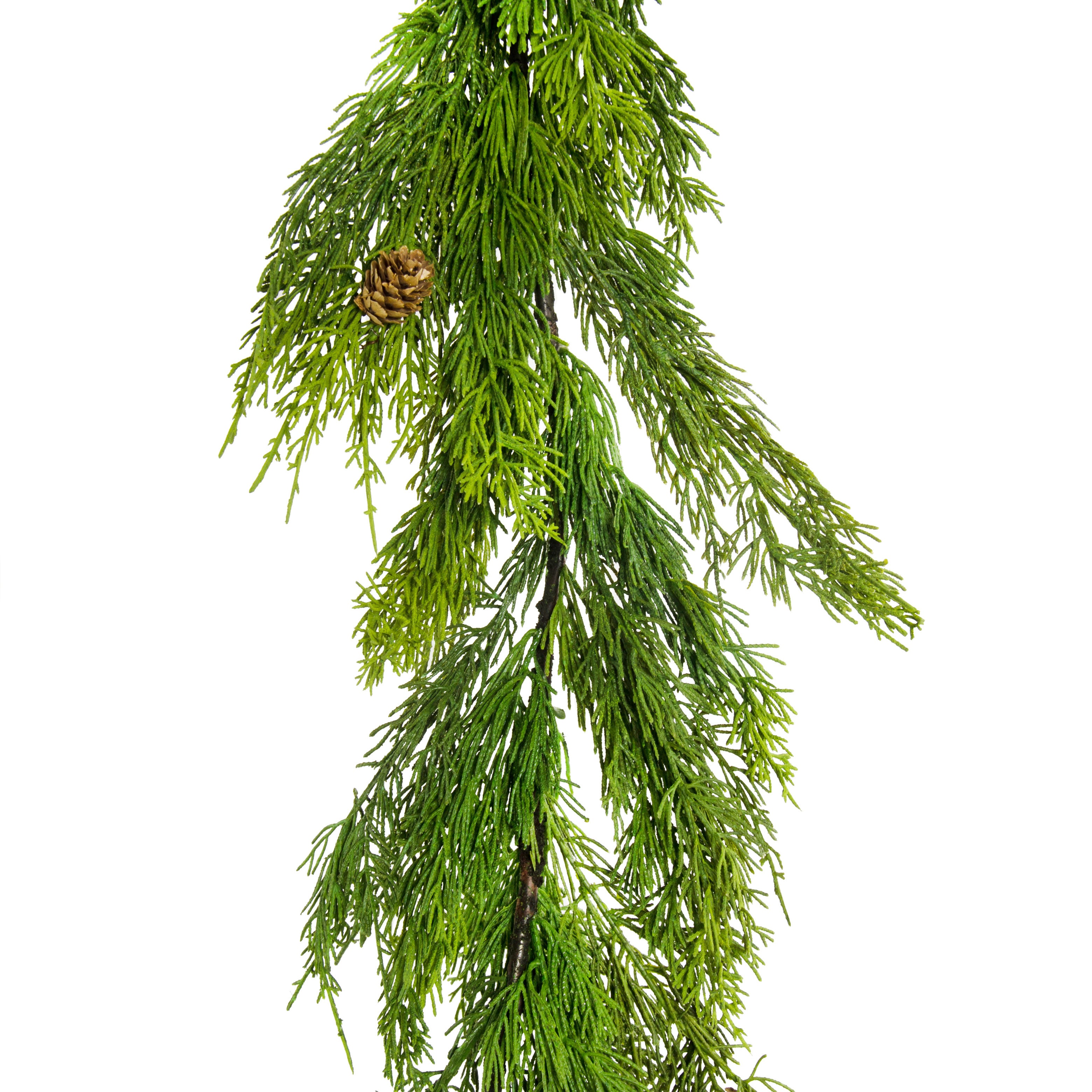 65" Cedar Evergreen Pine Garland: Green Item Number: 2833008GR