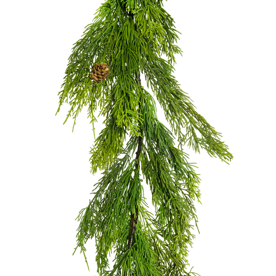 65" Cedar Evergreen Pine Garland: Green Item Number: 2833008GR