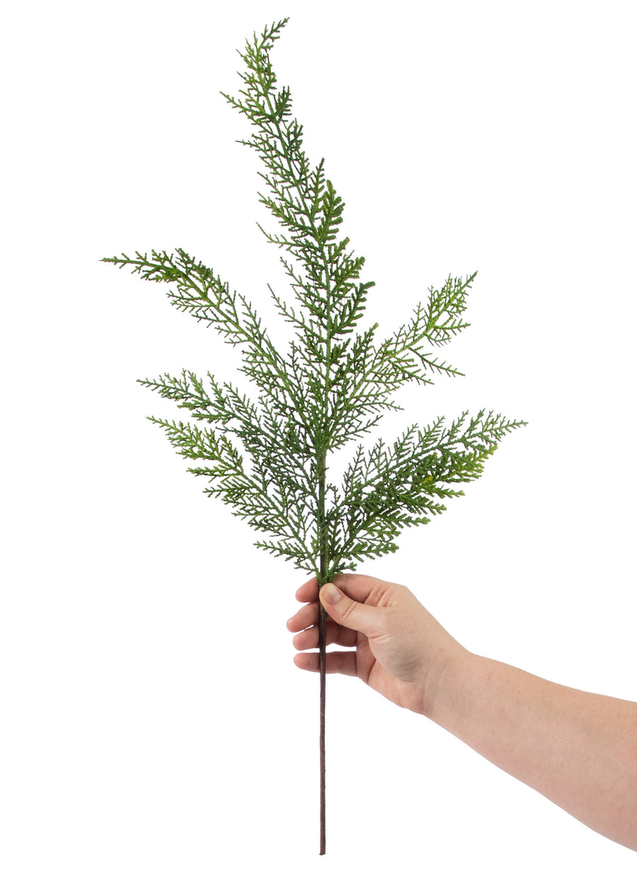 26" Cedar Pine Spray Lifestyle Photo
