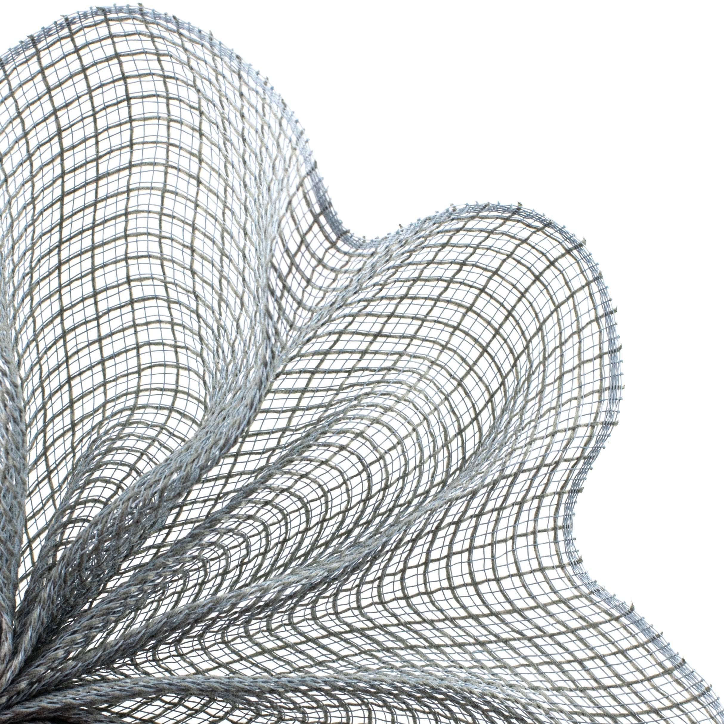10" Check Fabric Mesh: Grey Lifestyle Photo