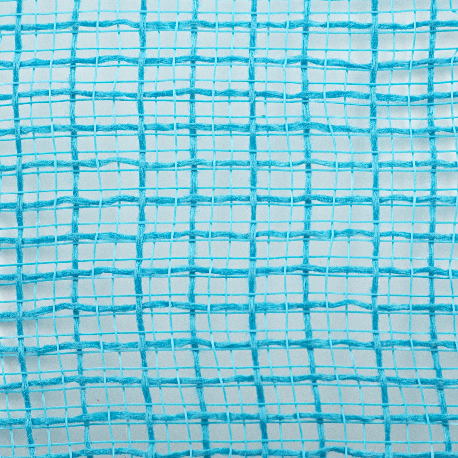 10" Check Fabric Mesh: Turquoise detail photo 3