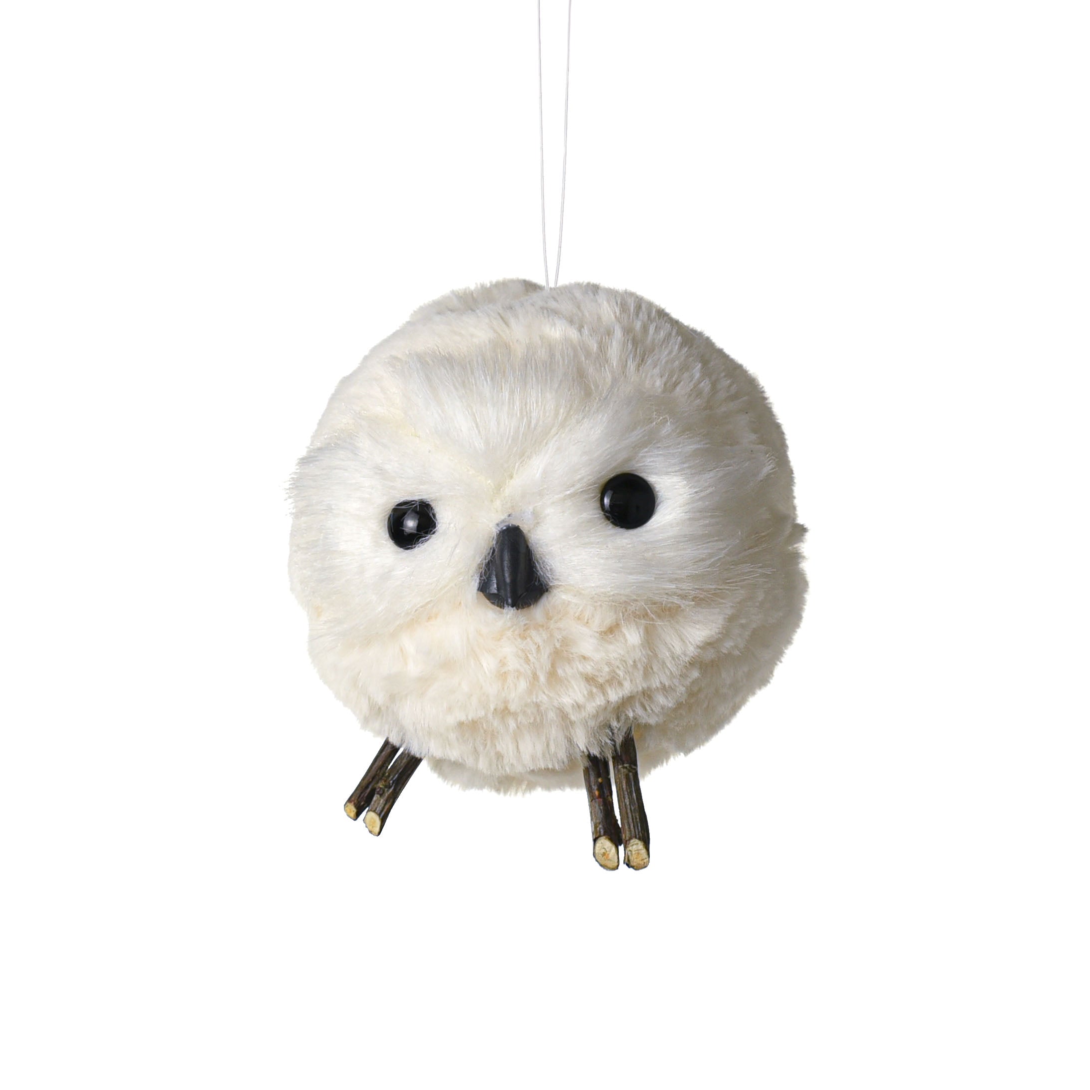 4" Chenille Ball Owl Ornament Item Number: 101984
