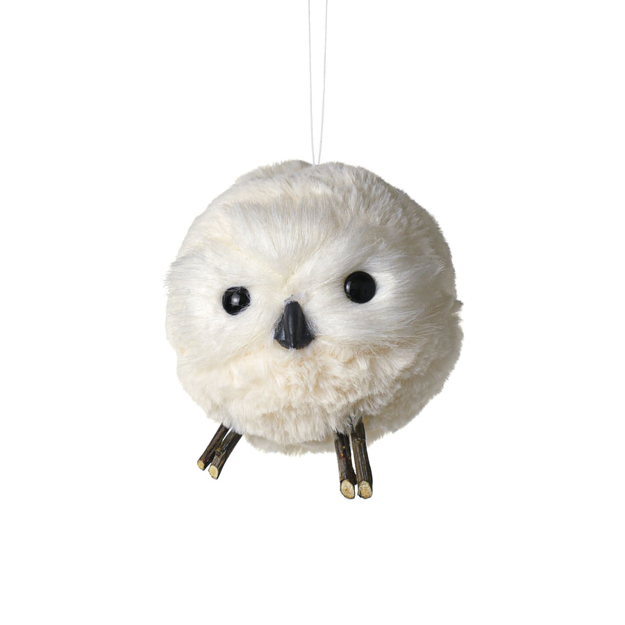 4" Chenille Ball Owl Ornament Item Number: 101984
