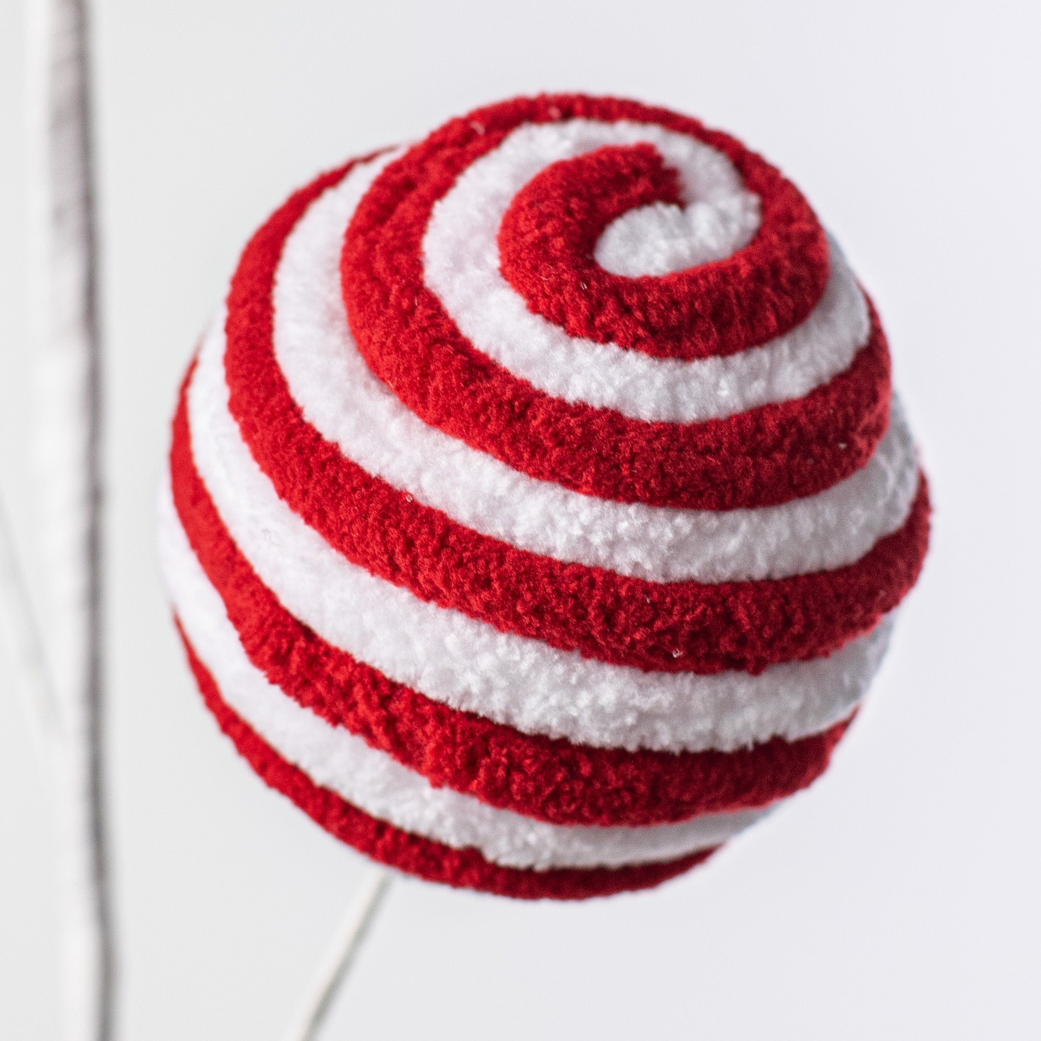 23" Chenille Peppermint Candy and Lollipop Spray detail photo 4