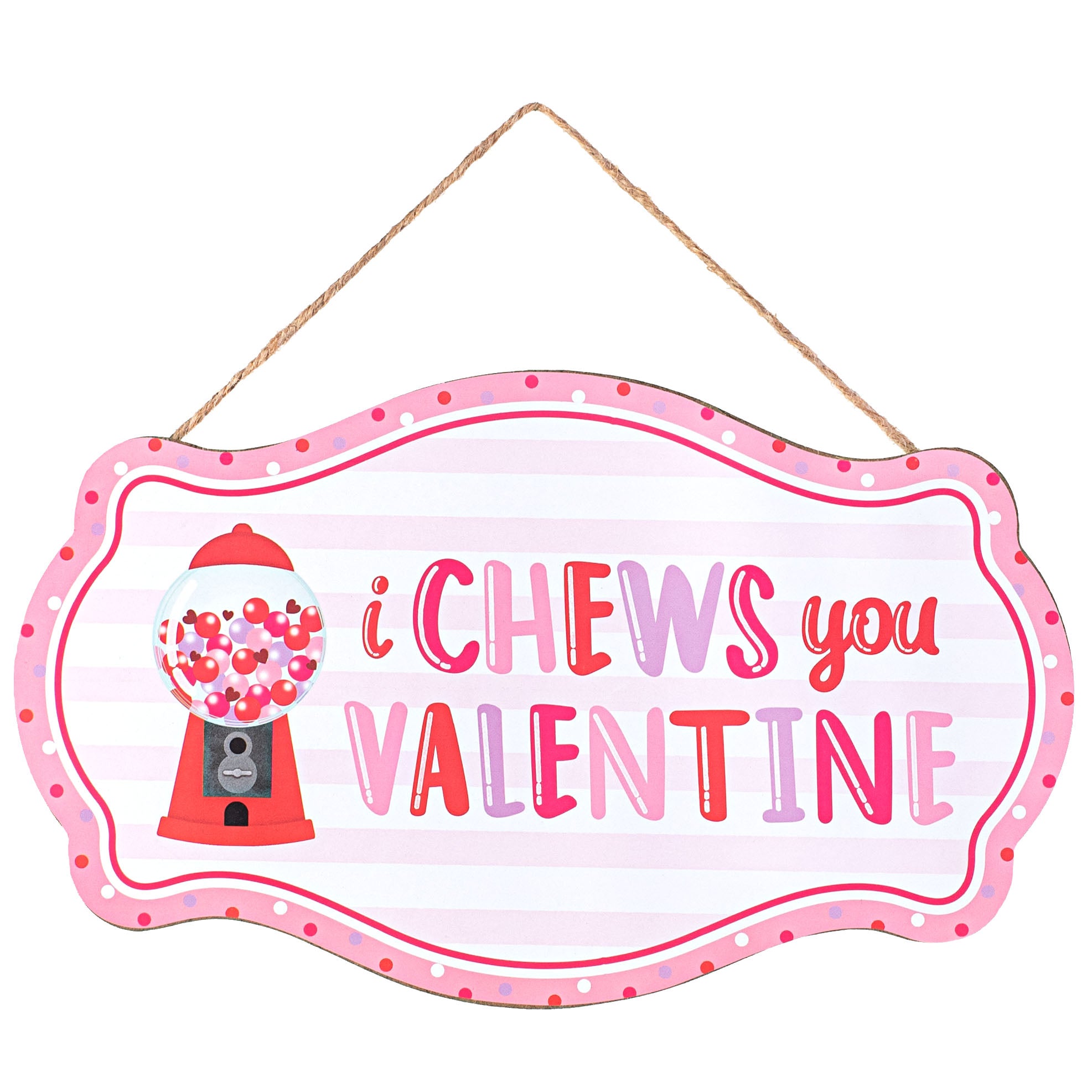 12" I Chews You Valentine Sign Item Number: AP7178