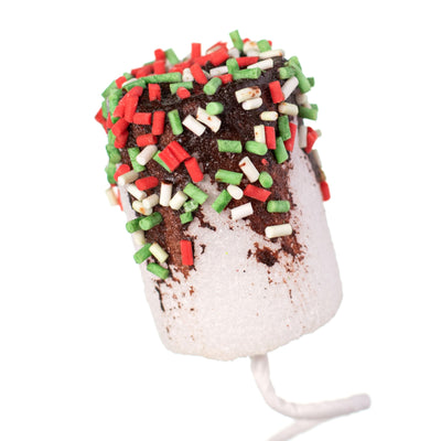 16" Chocolate Dipped Marshmallow Pick: Christmas Lifestyle Photo
