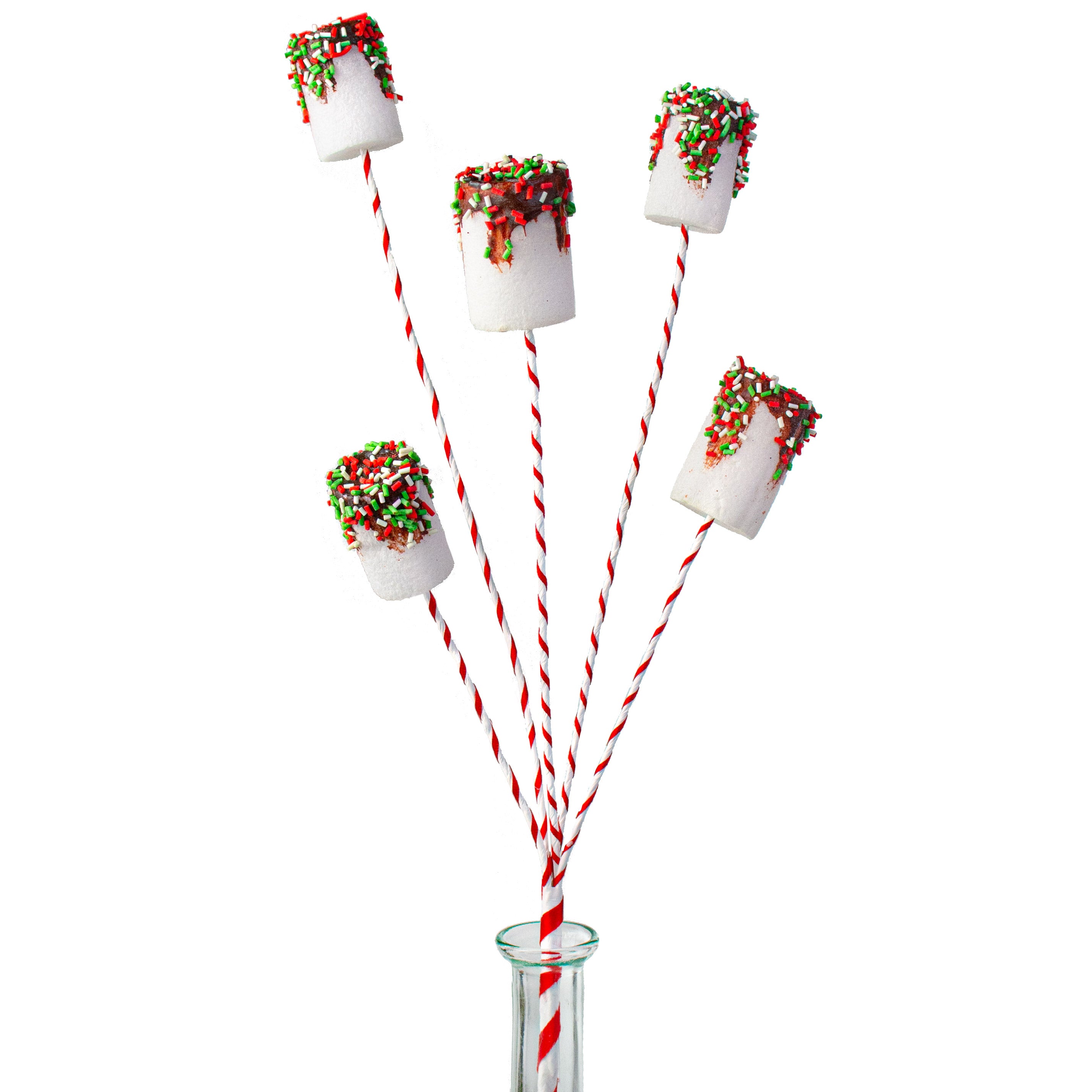 20" Chocolate Dipped Marshmallow Pick: Christmas Item Number: 84792SP20