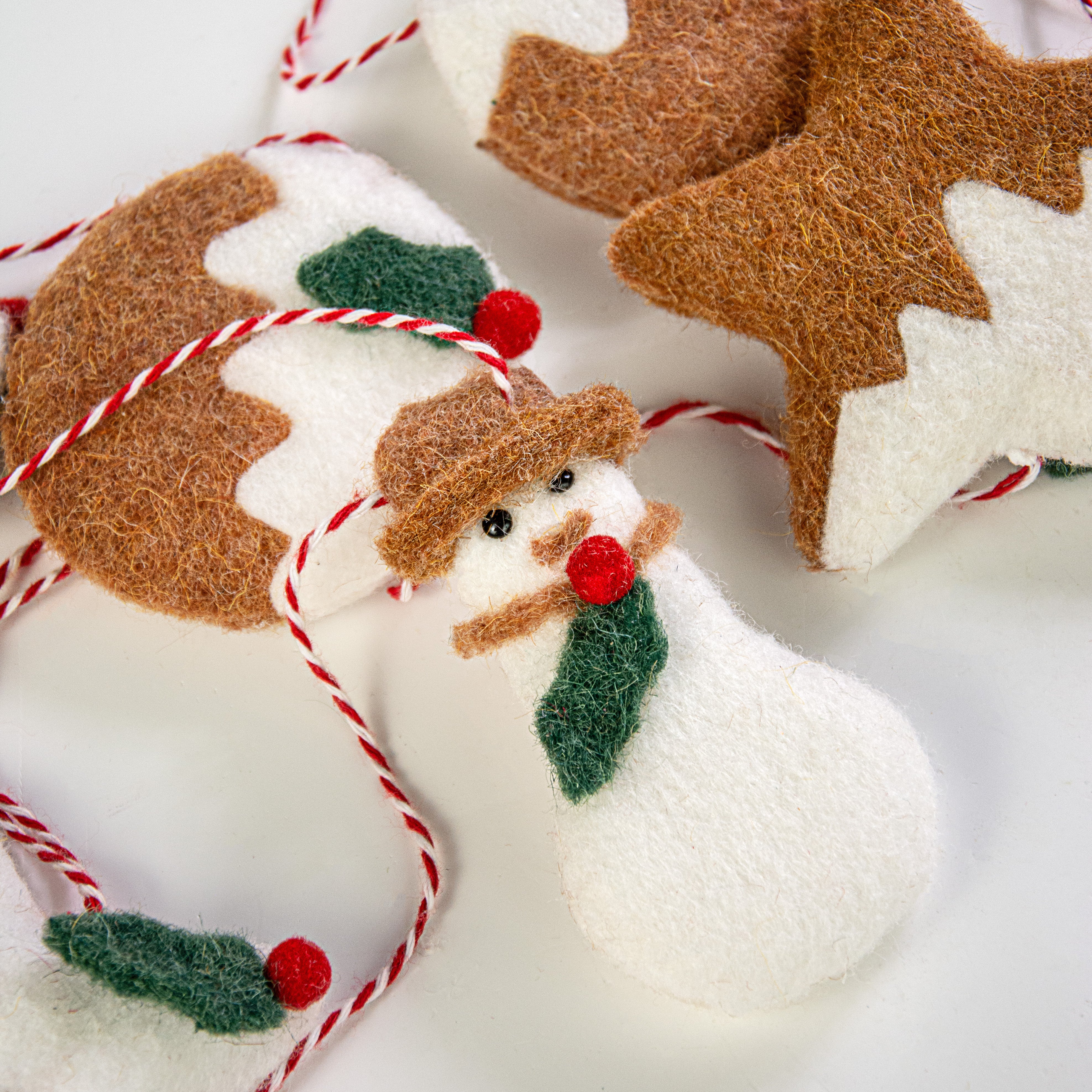 55" Christmas Cookie Garland detail photo 3