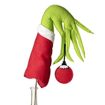 23" Christmas Green Monster Hand Ornament Pick Item Number: 85512RWG