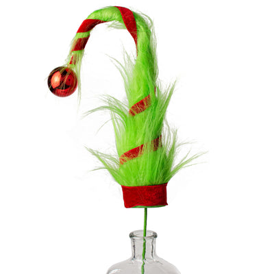 33" Christmas Green Monster Hat Spray Item Number: 85260RDGN