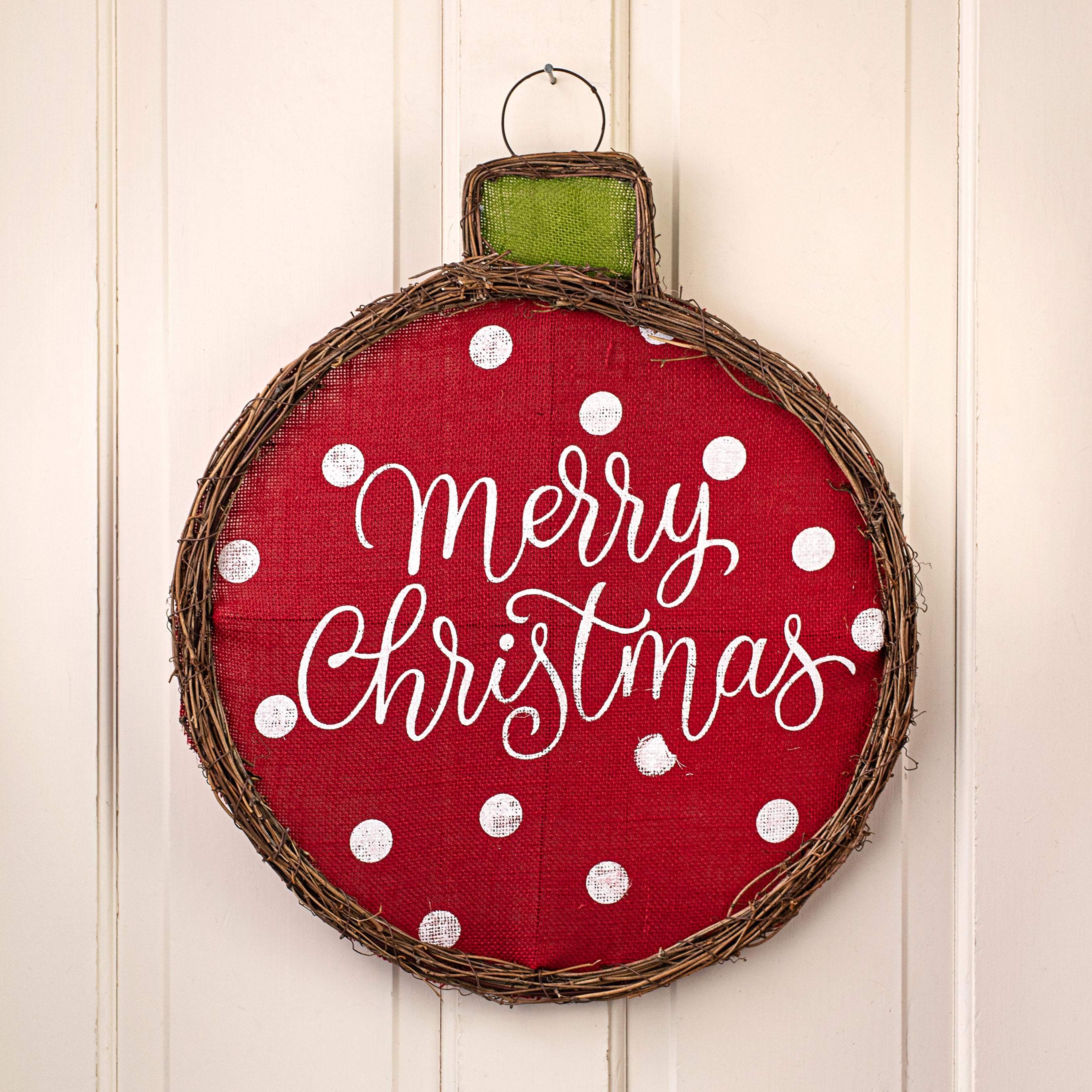 23" Christmas Ornament Grapevine Twig Form Lifestyle Photo