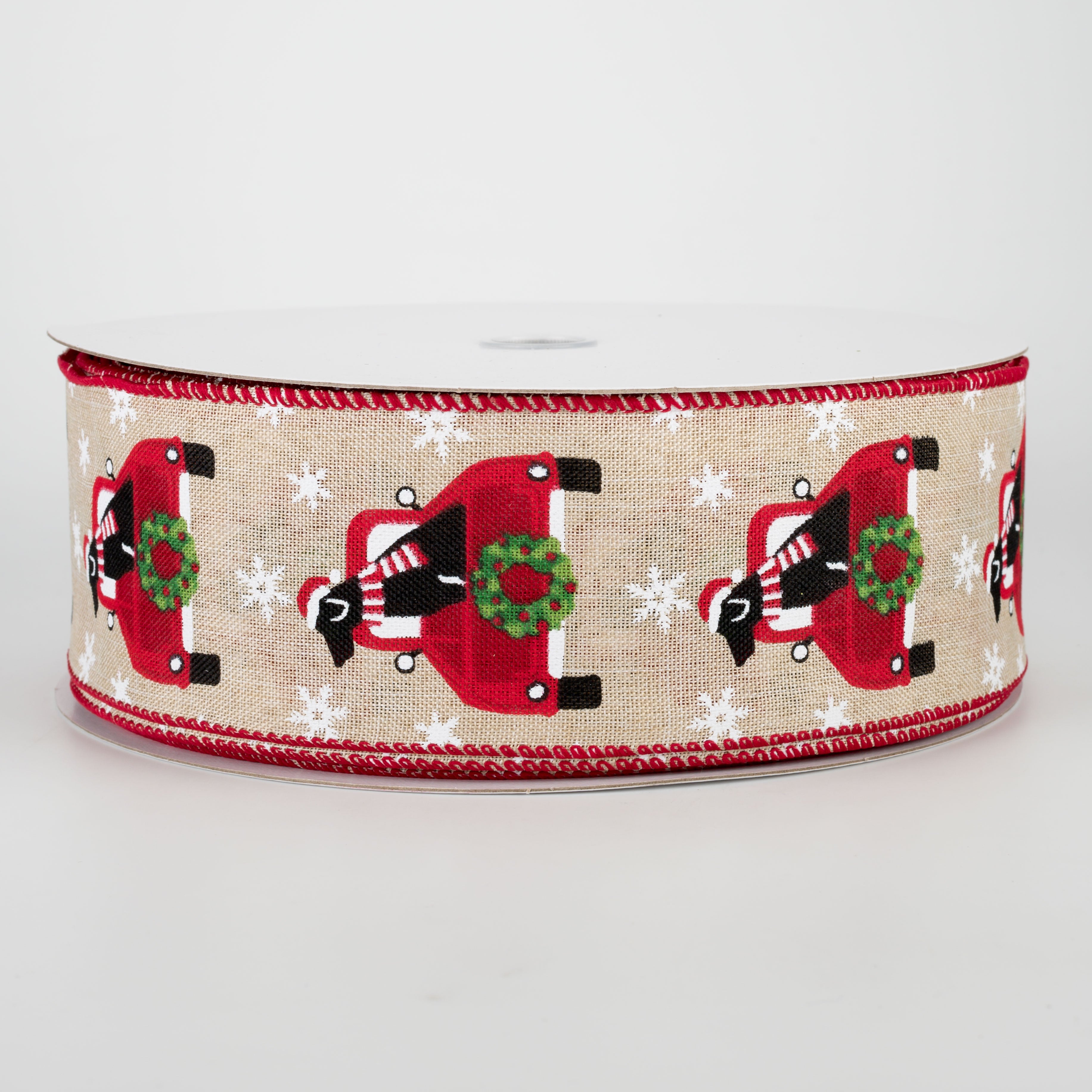 2.5" Christmas Truck With Dog Ribbon (50 Yards) Item Number: CH0940-221