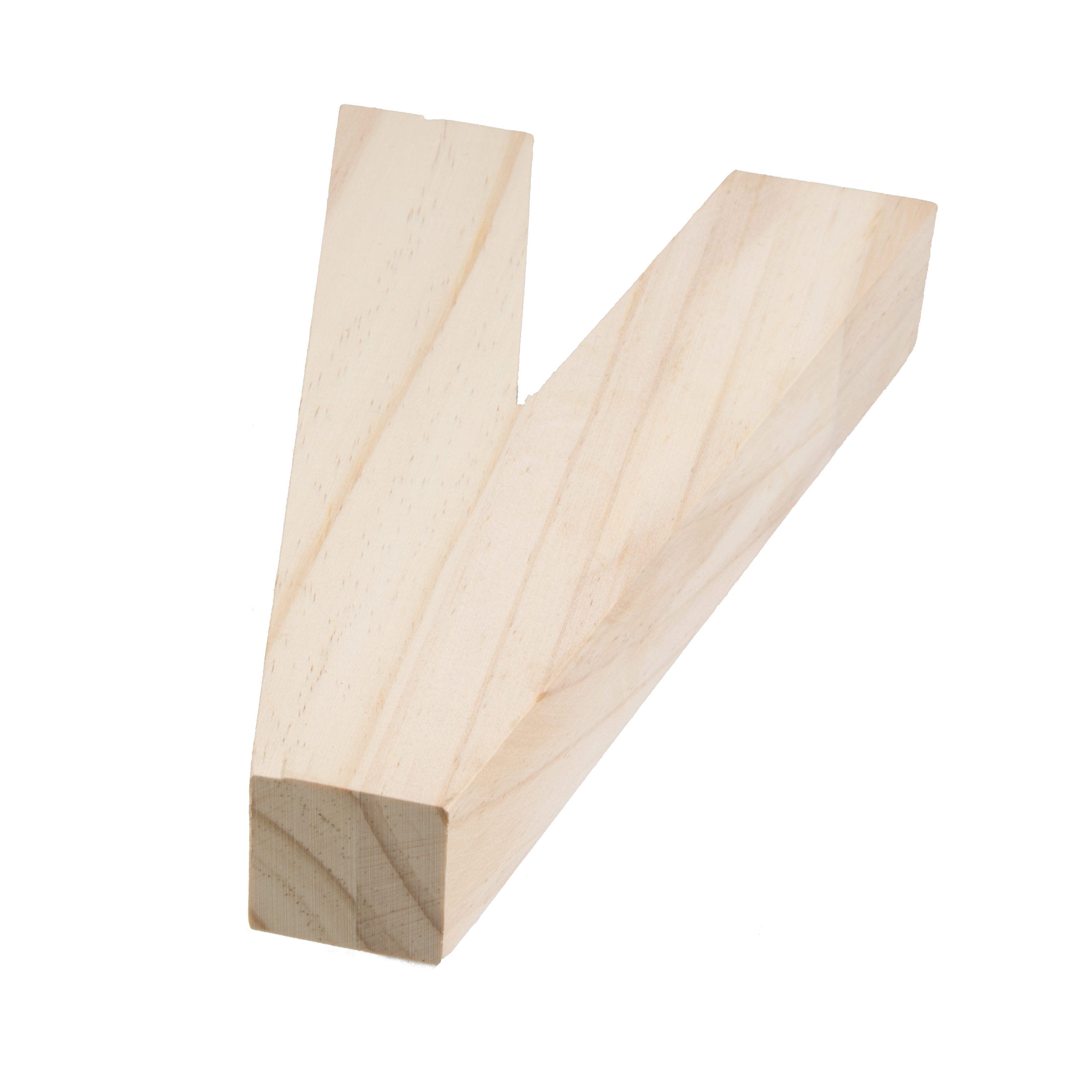 7.75" Chunky Wooden Letter: V Lifestyle Photo