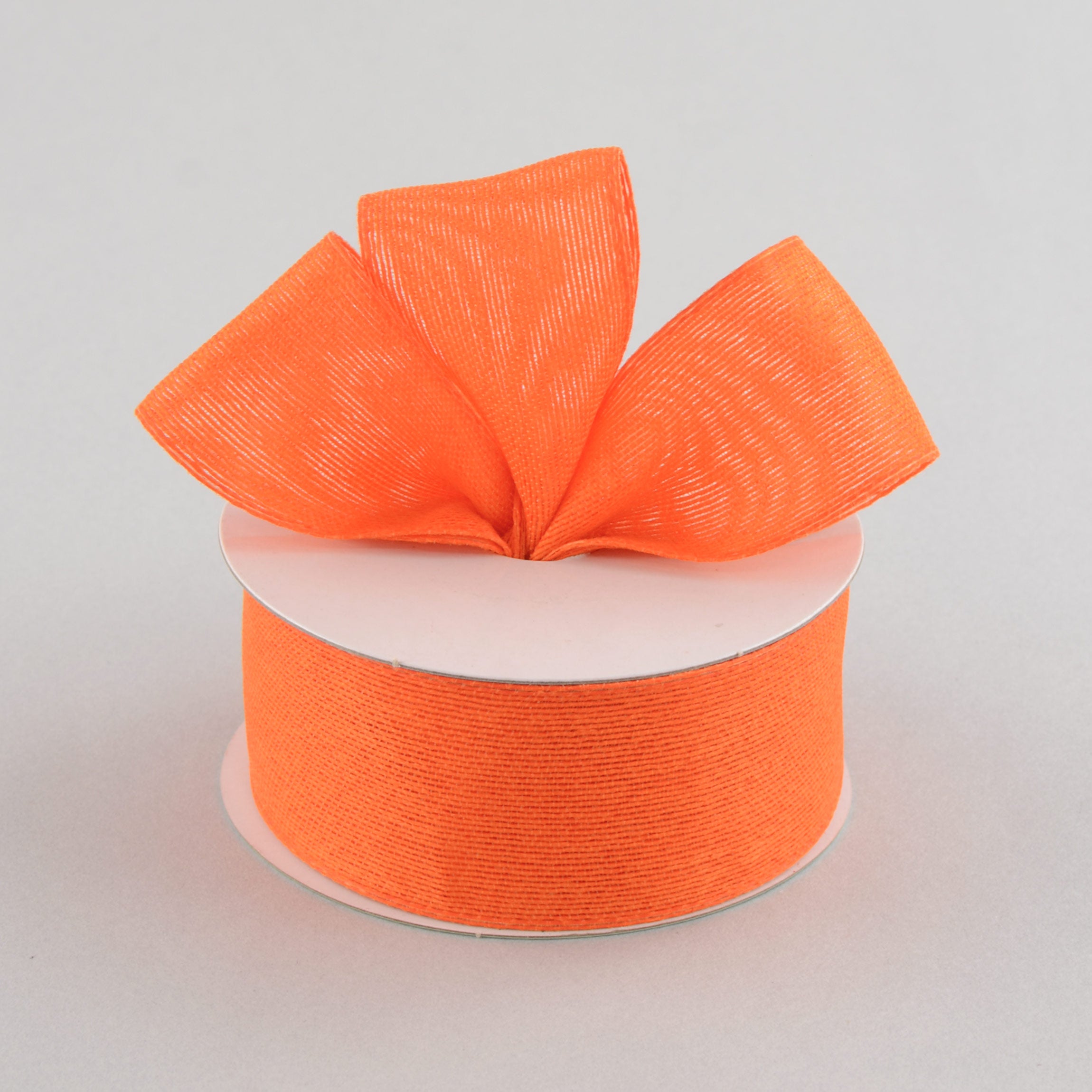 1.5" Classic Faux Jute Ribbon: Orange (10 Yards) Lifestyle Photo
