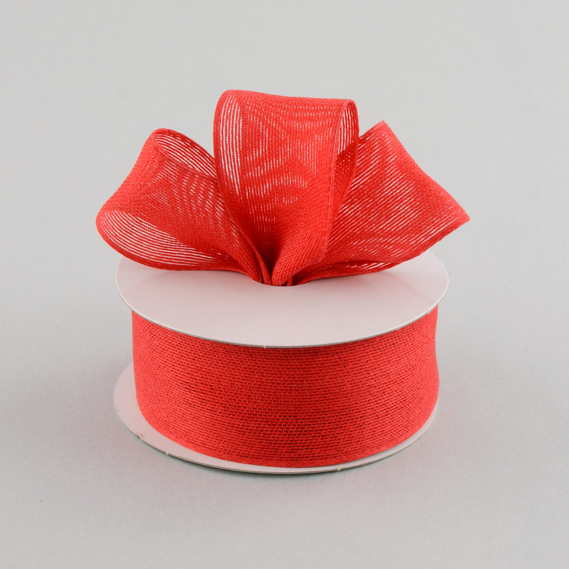 1.5" Classic Faux Jute Ribbon: Red (10 Yards) Lifestyle Photo