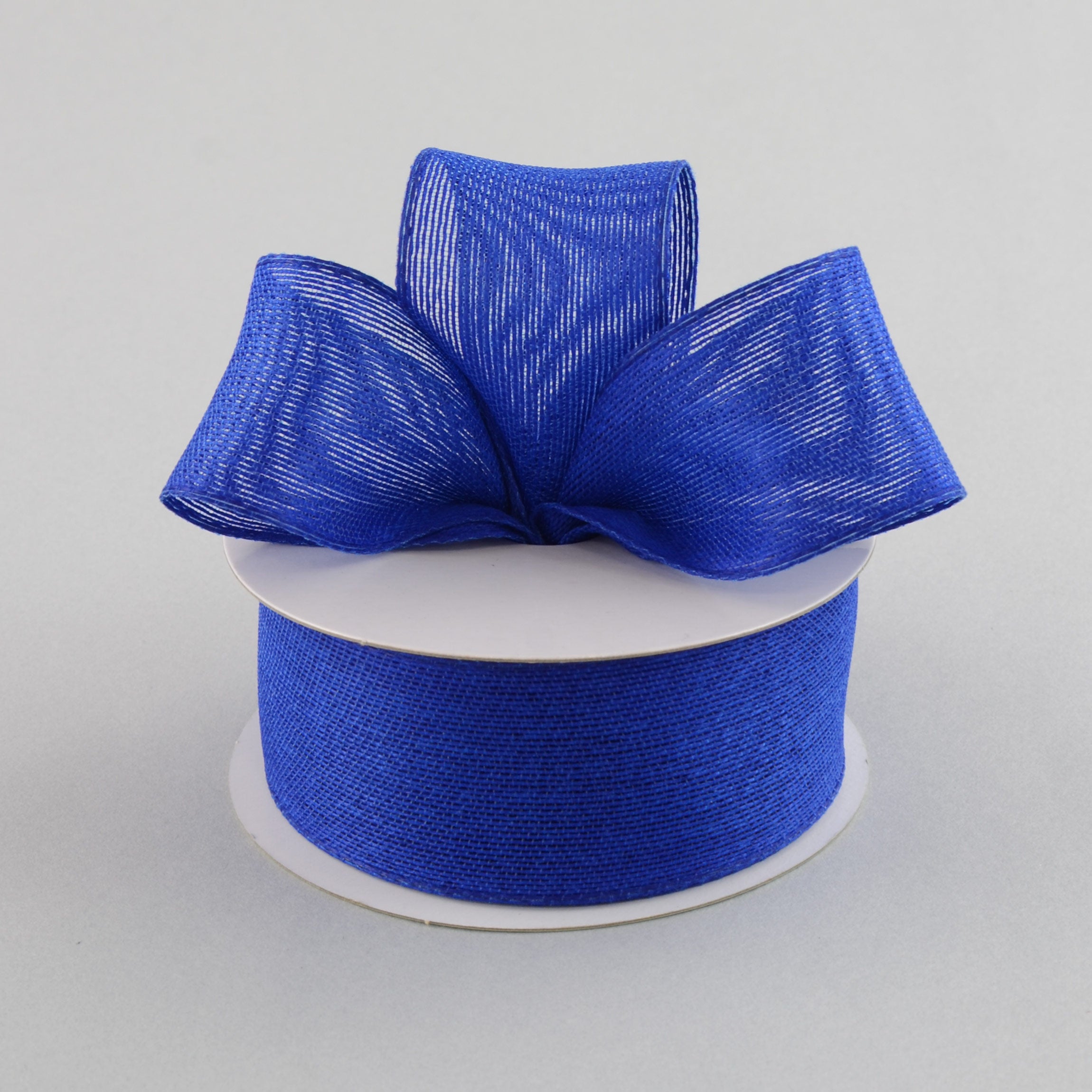 1.5" Classic Faux Jute Ribbon: Royal Blue (10 Yards) Lifestyle Photo