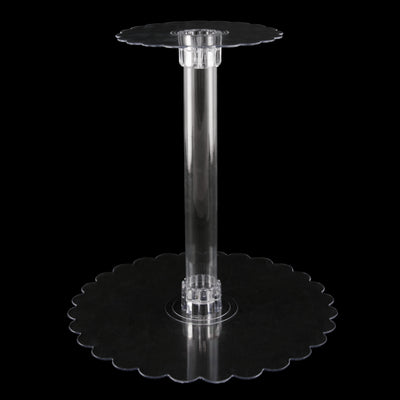 Clear Plastic Centerpiece Column: 12" Lifestyle Photo