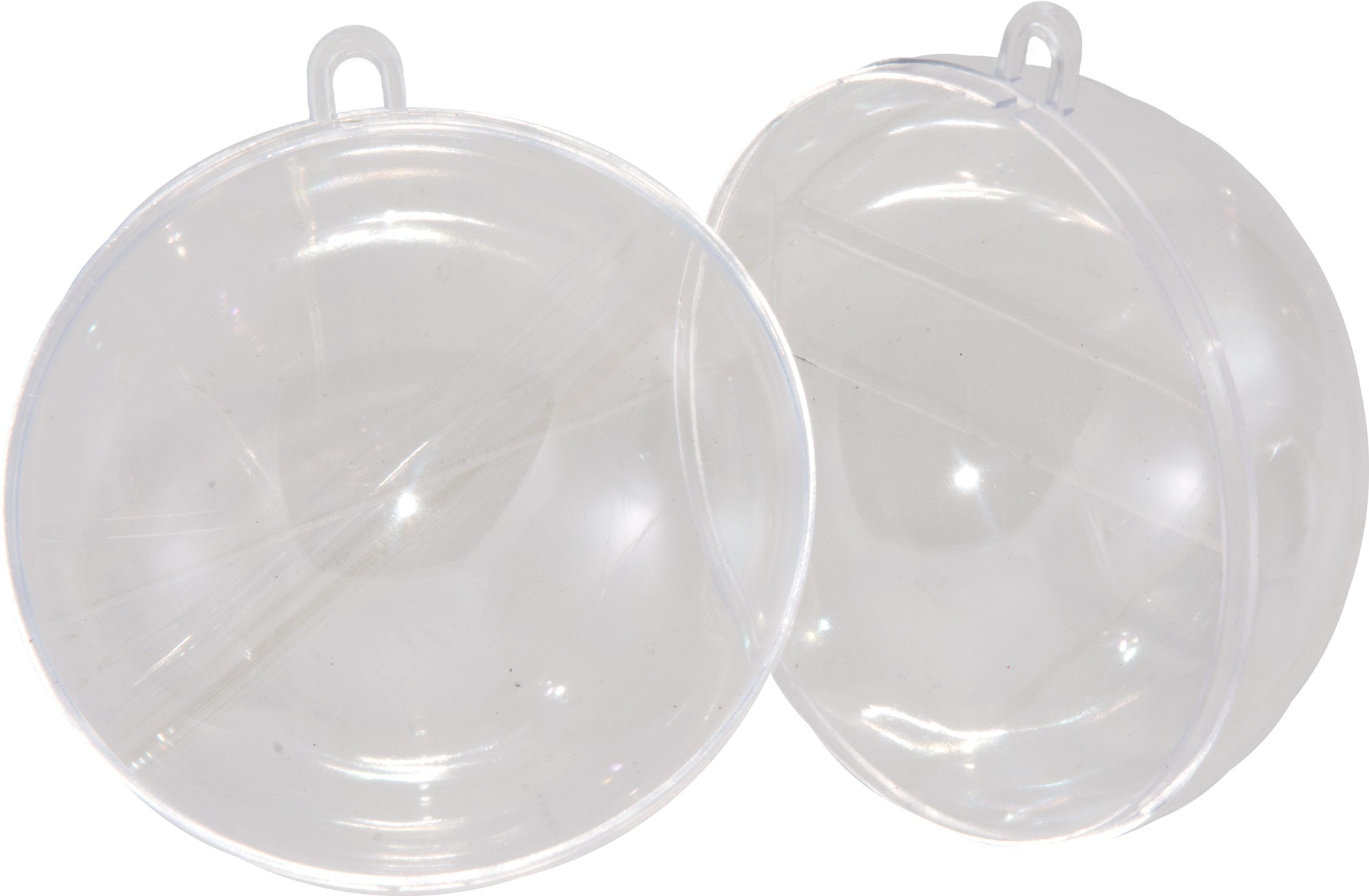 Clear Plastic Fillable Ball Ornament : 60MM Lifestyle Photo