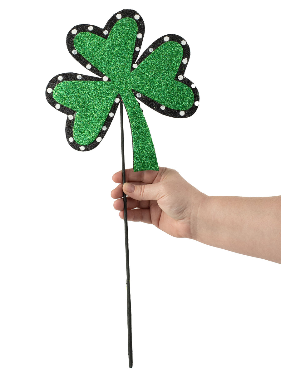 19" Clover With Black & White Pick detail photo 3