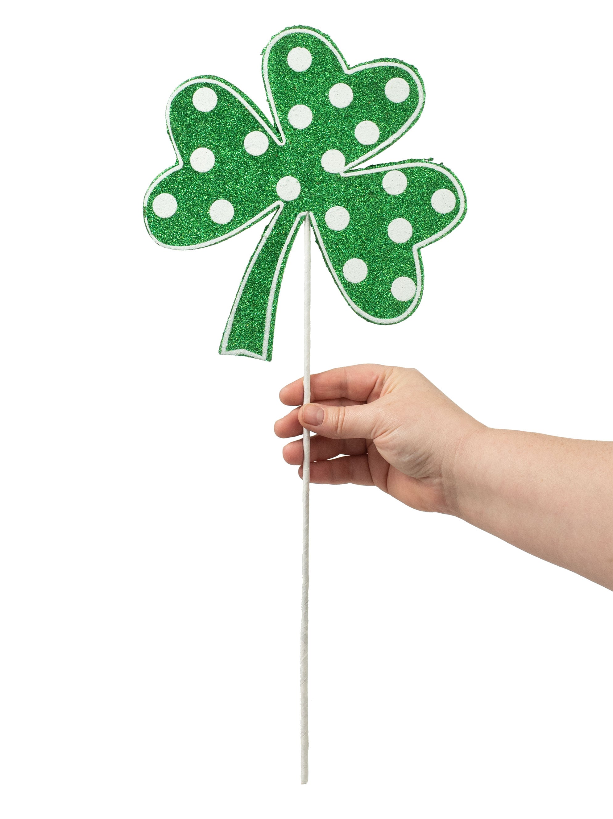 19" Clover With Polkadots Pick Lifestyle Photo